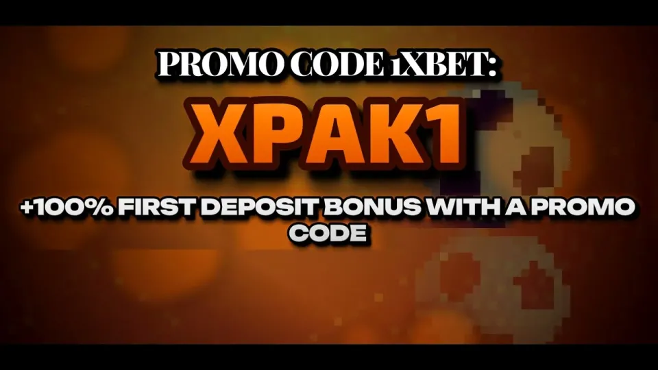Promocode 1xBet XPAK1 gives new players a 100% boost on their first deposit when entered at registration